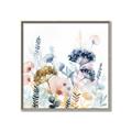 Picture of Light Blue Flowers II _GroupedProduct_Square_Canvas_Framed_