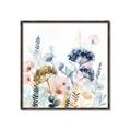 Picture of Light Blue Flowers II _GroupedProduct_Square_Canvas_Framed_