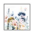 Picture of Light Blue Flowers II _GroupedProduct_Square_Canvas_Framed_