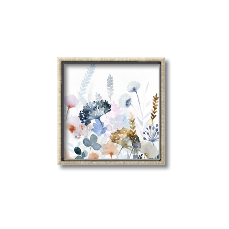 Picture of Light Blue Flowers I     _GroupedProduct_Square_Canvas_Framed_