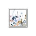 Picture of Light Blue Flowers I     _GroupedProduct_Square_Canvas_Framed_