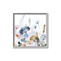 Picture of Light Blue Flowers I     _GroupedProduct_Square_Canvas_Framed_