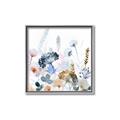 Picture of Light Blue Flowers I     _GroupedProduct_Square_Canvas_Framed_
