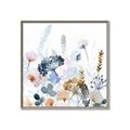 Picture of Light Blue Flowers I     _GroupedProduct_Square_Canvas_Framed_