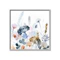 Picture of Light Blue Flowers I     _GroupedProduct_Square_Canvas_Framed_