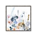 Picture of Light Blue Flowers I     _GroupedProduct_Square_Canvas_Framed_