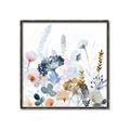 Picture of Light Blue Flowers I     _GroupedProduct_Square_Canvas_Framed_