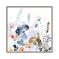 Picture of Light Blue Flowers I     _GroupedProduct_Square_Canvas_Framed_