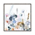 Picture of Light Blue Flowers I     _GroupedProduct_Square_Canvas_Framed_