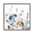 Picture of Light Blue Flowers I     _GroupedProduct_Square_Canvas_Framed_