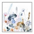 Picture of Light Blue Flowers I     _GroupedProduct_Square_Canvas_Framed_