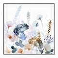 Picture of Light Blue Flowers I     _GroupedProduct_Square_Canvas_Framed_