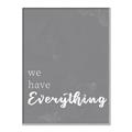 Picture of We have Everything  _GroupedProduct_Rectangle_Portrait_Canvas_Framed_