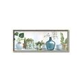 Picture of Simple Plant Row _GroupedProduct_Panel_Landscape_Canvas_Framed_