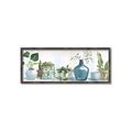 Picture of Simple Plant Row _GroupedProduct_Panel_Landscape_Canvas_Framed_