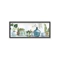 Picture of Simple Plant Row _GroupedProduct_Panel_Landscape_Canvas_Framed_