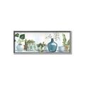 Picture of Simple Plant Row _GroupedProduct_Panel_Landscape_Canvas_Framed_