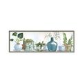 Picture of Simple Plant Row _GroupedProduct_Panel_Landscape_Canvas_Framed_