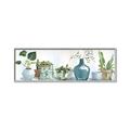 Picture of Simple Plant Row _GroupedProduct_Panel_Landscape_Canvas_Framed_