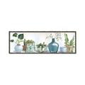 Picture of Simple Plant Row _GroupedProduct_Panel_Landscape_Canvas_Framed_