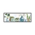 Picture of Simple Plant Row _GroupedProduct_Panel_Landscape_Canvas_Framed_