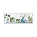 Picture of Simple Plant Row _GroupedProduct_Panel_Landscape_Canvas_Framed_
