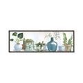Picture of Simple Plant Row _GroupedProduct_Panel_Landscape_Canvas_Framed_