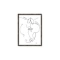Picture of Line Drawn Horses I _GroupedProduct_Rectangle_Portrait_Canvas_Framed_