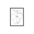 Picture of Line Drawn Horses I _GroupedProduct_Rectangle_Portrait_Canvas_Framed_