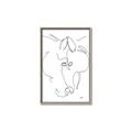 Picture of Line Drawn Horses I _GroupedProduct_Rectangle_Portrait_Canvas_Framed_