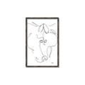 Picture of Line Drawn Horses I _GroupedProduct_Rectangle_Portrait_Canvas_Framed_