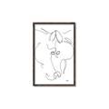 Picture of Line Drawn Horses I _GroupedProduct_Rectangle_Portrait_Canvas_Framed_