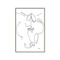 Picture of Line Drawn Horses I _GroupedProduct_Rectangle_Portrait_Canvas_Framed_
