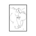 Picture of Line Drawn Horses I _GroupedProduct_Rectangle_Portrait_Canvas_Framed_