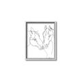 Picture of Line Drawn Horses II  _GroupedProduct_Rectangle_Portrait_Canvas_Framed_