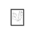 Picture of Line Drawn Horses II  _GroupedProduct_Rectangle_Portrait_Canvas_Framed_