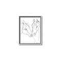 Picture of Line Drawn Horses II  _GroupedProduct_Rectangle_Portrait_Canvas_Framed_