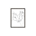 Picture of Line Drawn Horses II  _GroupedProduct_Rectangle_Portrait_Canvas_Framed_