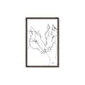 Picture of Line Drawn Horses II  _GroupedProduct_Rectangle_Portrait_Canvas_Framed_
