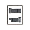 Picture of Film Reel  _GroupedProduct_Rectangle_Portrait_Canvas_Framed_