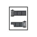 Picture of Film Reel  _GroupedProduct_Rectangle_Portrait_Canvas_Framed_