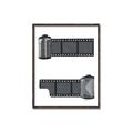 Picture of Film Reel  _GroupedProduct_Rectangle_Portrait_Canvas_Framed_