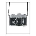 Picture of Vintage Camera  _GroupedProduct_Rectangle_Portrait_Canvas_Framed_