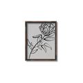Picture of Gray Floral  _GroupedProduct_Rectangle_Portrait_Canvas_Framed_