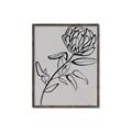 Picture of Gray Floral  _GroupedProduct_Rectangle_Portrait_Canvas_Framed_