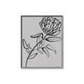 Picture of Gray Floral  _GroupedProduct_Rectangle_Portrait_Canvas_Framed_