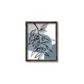 Picture of Blue Geo with Leaves II  _GroupedProduct_Rectangle_Portrait_Canvas_Framed_