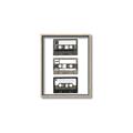 Picture of Cassette Tape _GroupedProduct_Rectangle_Portrait_Canvas_Framed_
