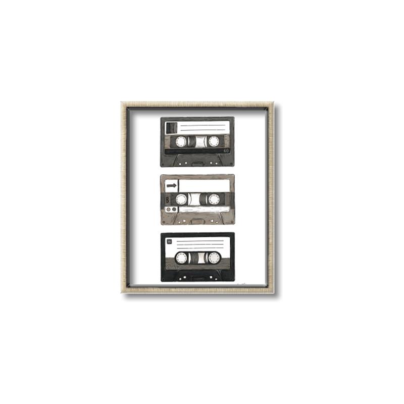 Picture of Cassette Tape _GroupedProduct_Rectangle_Portrait_Canvas_Framed_