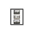 Picture of Cassette Tape _GroupedProduct_Rectangle_Portrait_Canvas_Framed_